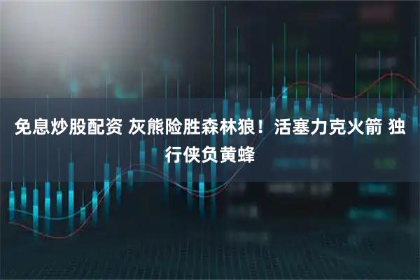 免息炒股配资 灰熊险胜森林狼！活塞力克火箭 独行侠负黄蜂