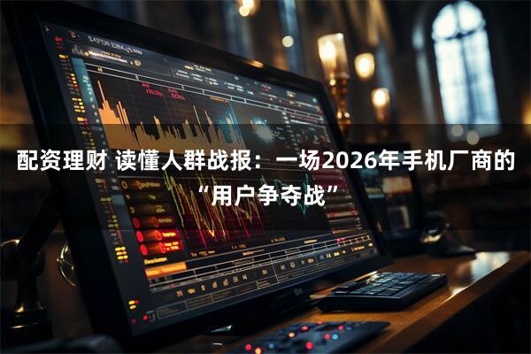 配资理财 读懂人群战报：一场2026年手机厂商的“用户争夺战”
