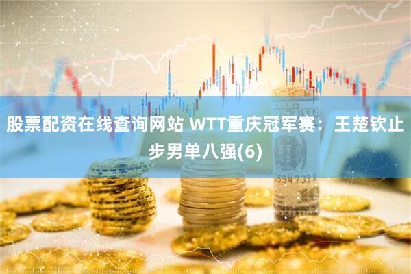 股票配资在线查询网站 WTT重庆冠军赛：王楚钦止步男单八强(6)